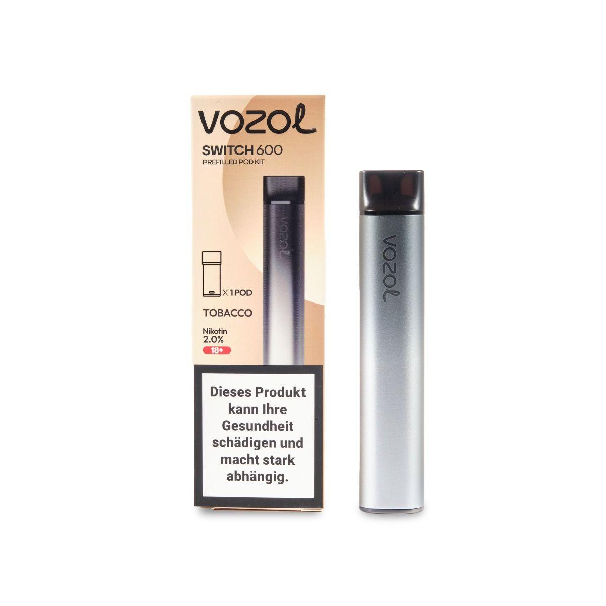 VOZOL Switch 600 Kit 20mg/ml 400mAh 600 Züge MHD+